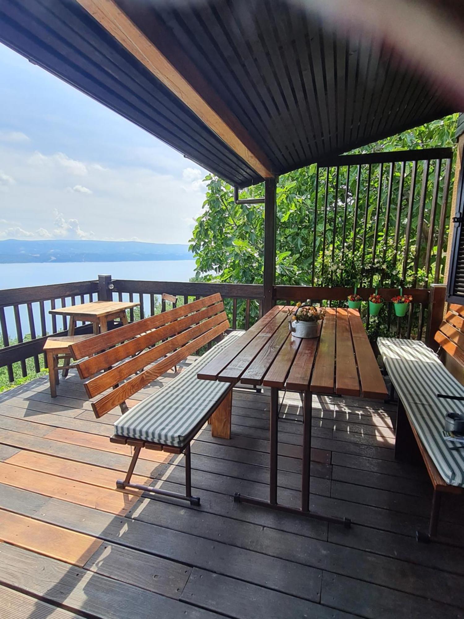 Charismatic Garden Cottage With Sea View Lokva Rogoznica Bagian luar foto