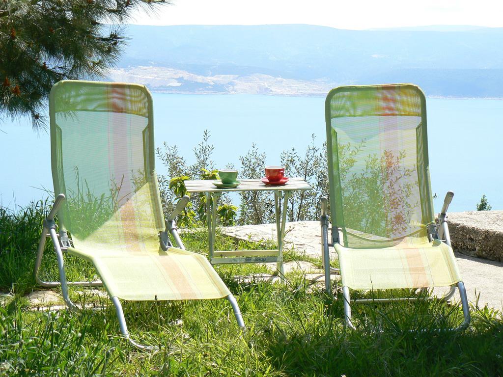 Charismatic Garden Cottage With Sea View Lokva Rogoznica Bagian luar foto