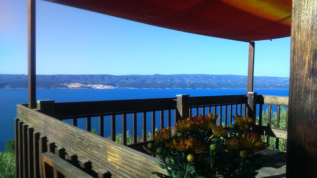 Charismatic Garden Cottage With Sea View Lokva Rogoznica Bagian luar foto
